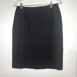 NWT TALBOTS Black Straight Cut Skirt - SIze 6P